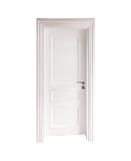 BY-5007V Porte intérieure Laqué Vitrée
